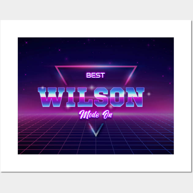 Best Wilson Name Wall Art by Wanda City